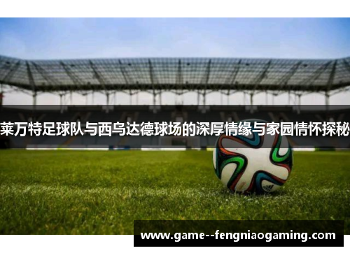 莱万特足球队与西乌达德球场的深厚情缘与家园情怀探秘